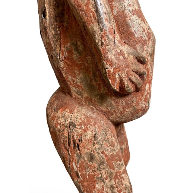 Antique Rare Bena Lulua Female Ancestor Figure For Sale - Image 10 of 13