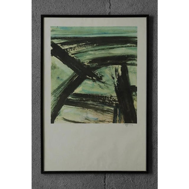 Frans Minnaert, Composition, Color Lithograph, 1990s, Framed For Sale - Image 6 of 6