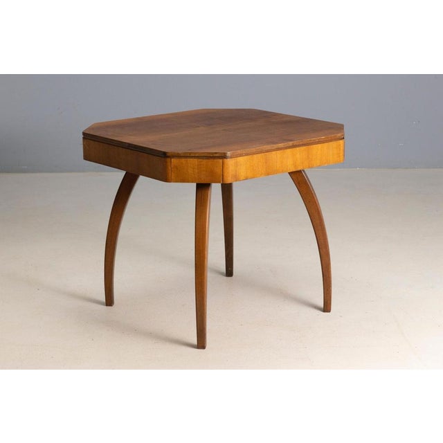 H-278 Card Table by Jindřich Halabala, 1930s For Sale - Image 4 of 8