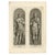 Antique print titled 's. Eustathius - s. Odoardus' scarce plate showing st. Eustatius/eustace and st. Odoardus. After one...