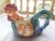 Vintage Colorful Ceramic Rooster Teapot For Sale - Image 10 of 11