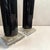 Plastic 1980s Postmodern Lucite and Black Table Lamps - A Pair For Sale - Image 7 of 8