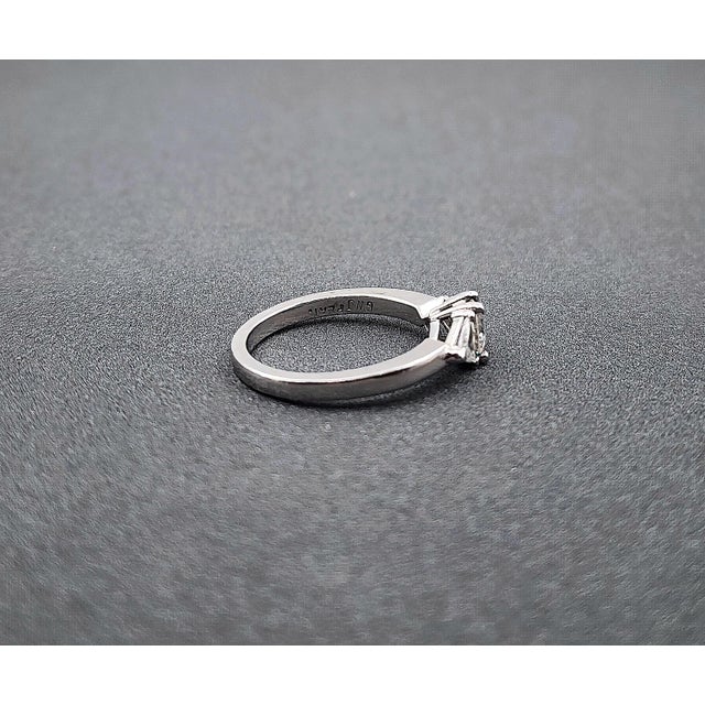 0.73 Ct Diamond Ring Size 5.75 For Sale - Image 9 of 10