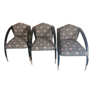 1980s Paul Frankl Modernage "D" Chairs Set of 3 For Sale