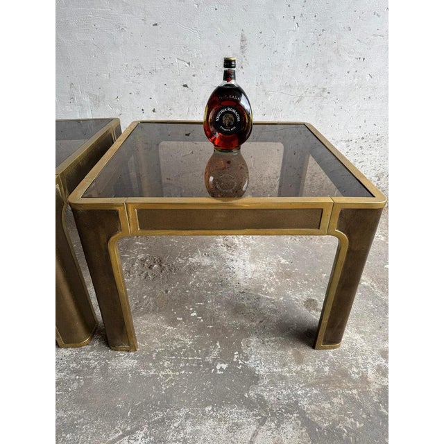 Bronze Side Tables by Peter Van Heeck, Belgium, 1970s For Sale - Image 9 of 10