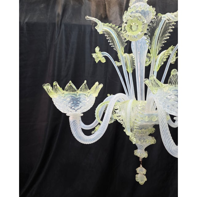 Vintage Murano Chandelier, 1980s For Sale - Image 11 of 13
