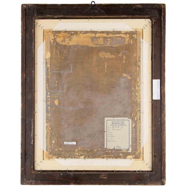 Filippo De Pisis, Still Life with Flowers, 1950s, Paint For Sale - Image 4 of 5