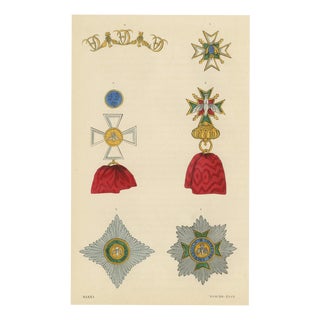 Order of the White Falcon, 1844, Paper For Sale