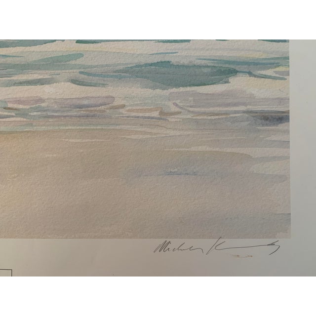 1980s Michelle Kennedy "First Day at the Beach" Signed Numbered Print For Sale - Image 4 of 10