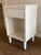 Mid-Century Modern Midcentury Colormates White Nightstand by Morris With Gold Accents For Sale - Image 3 of 6