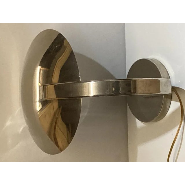 Silver Art Deco Desk or Table Lamps by Disderot for Soka, France, 1970s, Set of 2 For Sale - Image 8 of 15