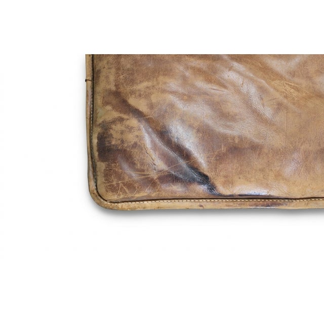 Animal Skin Vintage Leather Gym Mat, Former Czechoslovakia, 1930s For Sale - Image 7 of 8