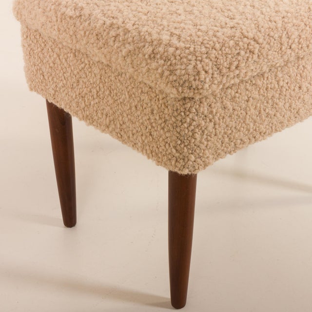 Mid-Century Modern Danish Ottoman, 1960s For Sale - Image 13 of 15