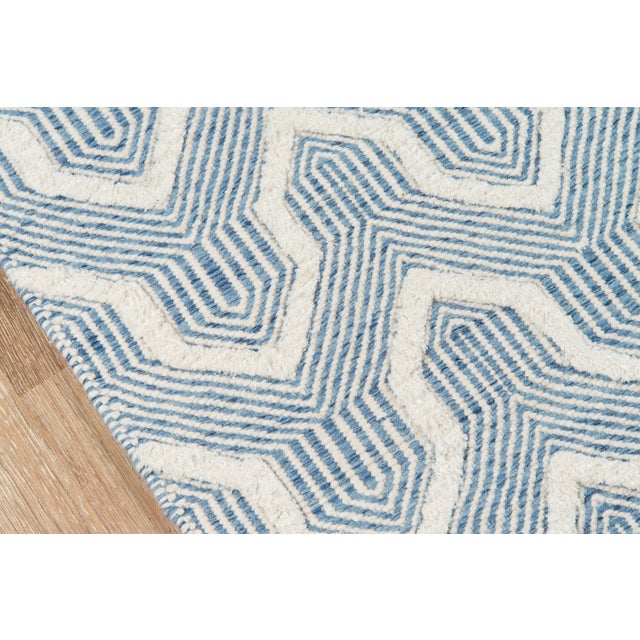 Erin Gates by Momeni Langdon Prince Blue Hand Woven Wool Area Rug 8′6