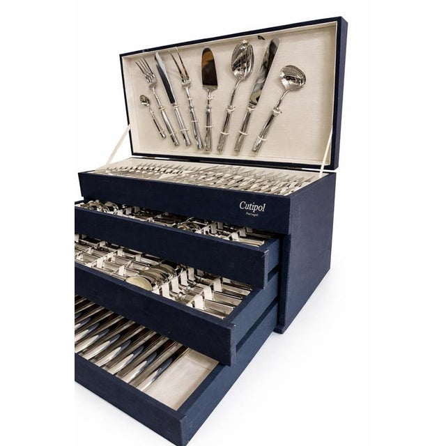 Cutipol - Piccadilly Cutlery Set. Portuguese; 20th century stainless steel by Cutipol comprising: 12 table knives; 12...