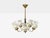 1950s Swedish Modern, Pendant Light, Brass, Glass, Sweden, 1950s For Sale - Image 5 of 15
