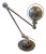 Industrial Graphite Desk Lamp by Jean-Louis Domecq for Jieldé For Sale