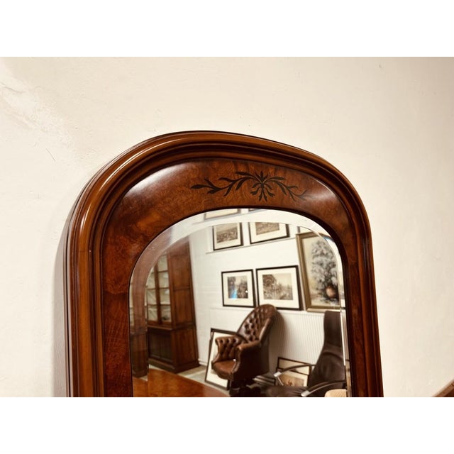 Antique Italian Burl Mirror For Sale - Image 3 of 9