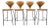 Walnut Barstools With Metal Legs (Set of 4, Cherner Company) For Sale