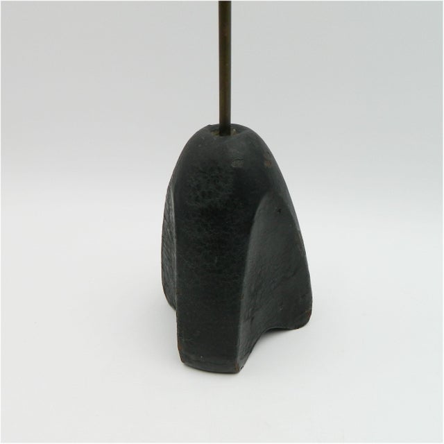 Black Vienna Brass Aluminum Standing Ashtray by Karl Hagenauer, 1950s For Sale - Image 8 of 18