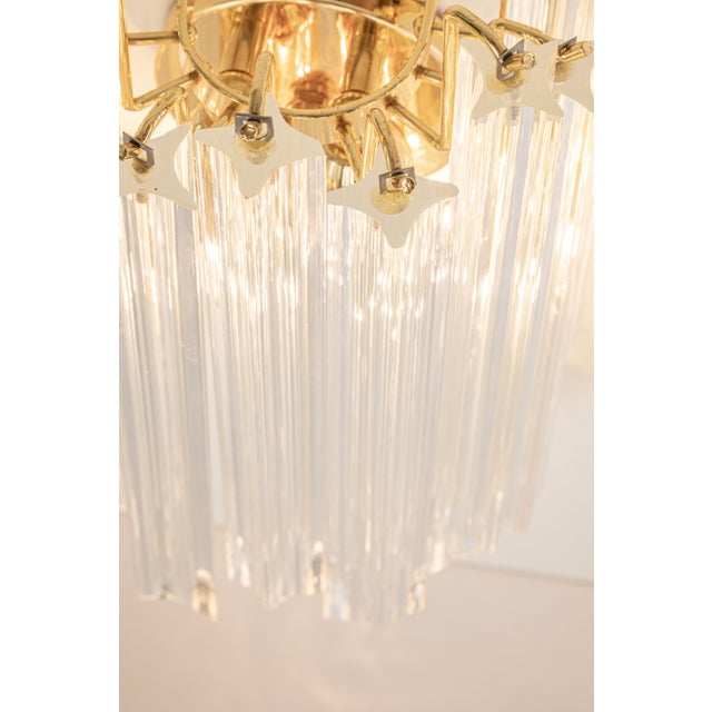 Crystal Glass Wall Lights in the style of Venini Italy, 1980s For Sale - Image 14 of 15