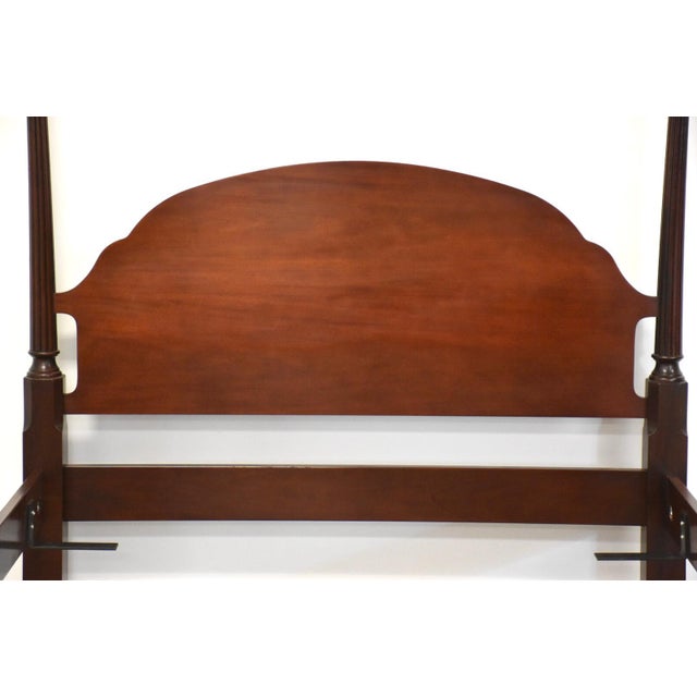 Solid Mahogany Queen Bed Frame by Councill Chairish