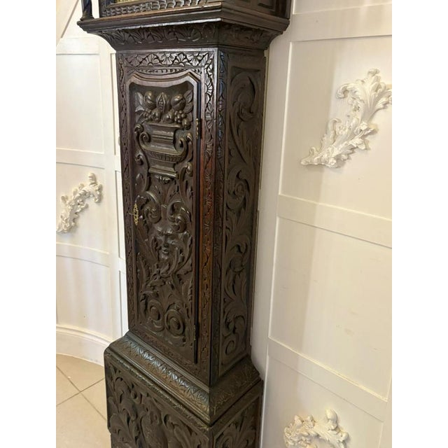 18th Century Oak Longcase Clock, 1780s For Sale - Image 10 of 18