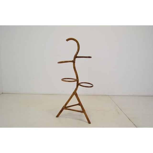 Made in Italy. Made of rattan, bamboo. Original condition. This piece is attributed to the mentioned designer/maker. It...
