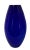 Mid-Century Modern Cobalt Blue Hand Blown Cashed Art Glass Vase For Sale - Image 4 of 5