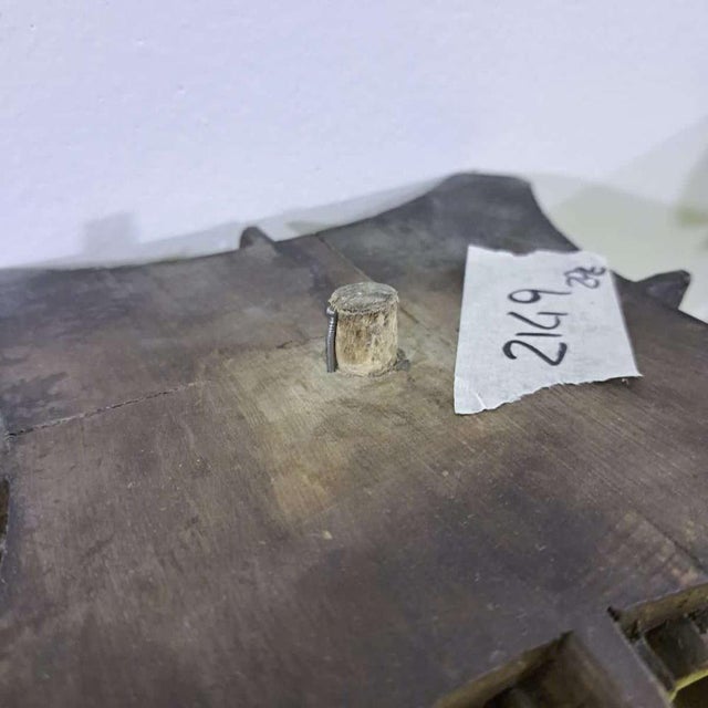 Wood Decorated Wooden Columns, Set of 2 For Sale - Image 7 of 10