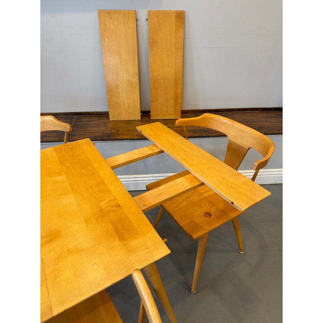 Brown 1950's Paul McCobb Dining Set For Sale - Image 8 of 15