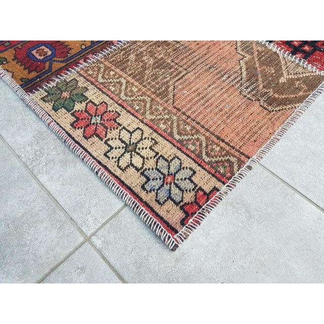 1960s Ethnic Vintage Wool Hallway Runner For Sale - Image 5 of 10