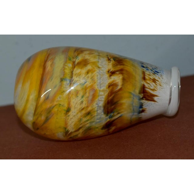 1980s Vintage Decorative Art Glass Conch Shell For Sale - Image 5 of 12