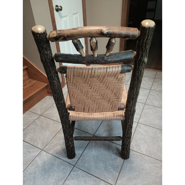 Old Hickory Chair Co. Sapling Dining Chairs Set of 8 For Sale In Richmond - Image 6 of 9