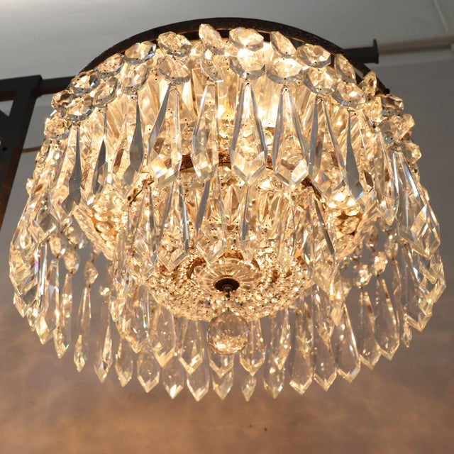 Chandeliers with Large Crystal Drops, Set of 3 For Sale - Image 18 of 18