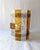 Mid-Century Modern Amber Striped Murano Glass Wall Sconce attributed to AV Mazzega, 1970s For Sale - Image 3 of 14