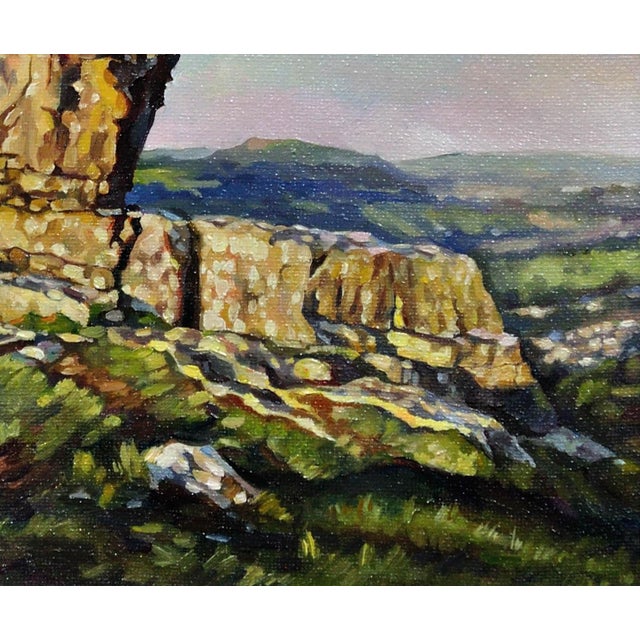 Elin Sian Blake, The Lonely Shepherd, Llangattock, Brecon Beacons, 2000s, Oil on Canvas For Sale - Image 9 of 18