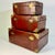 1980s Vintage Americana Boho Chic After Ralph Lauren Suitcase Storage Boxes - Set of 3 For Sale - Image 13 of 15