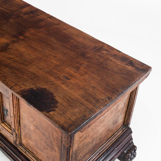 18th Century Catalan Bridal Chest in Walnut For Sale - Image 16 of 18