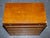 Vintage Military Campaign Yew Wood Secretaire with Brass Handles For Sale - Image 10 of 16