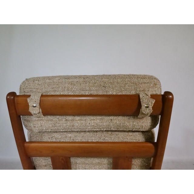 Mid-Century Teak High-Back Chair by Juul Kristensen, Denmark, 1960s For Sale - Image 12 of 14