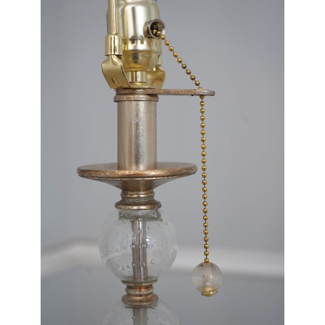1990s Stacked Crystal Ball Table Lamps - Pair For Sale - Image 10 of 11