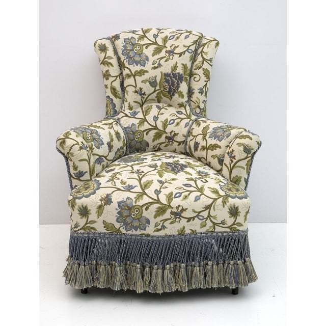 19th Century Napoleon III Brocade Sofa & Armchairs, Set of 3 For Sale - Image 5 of 18
