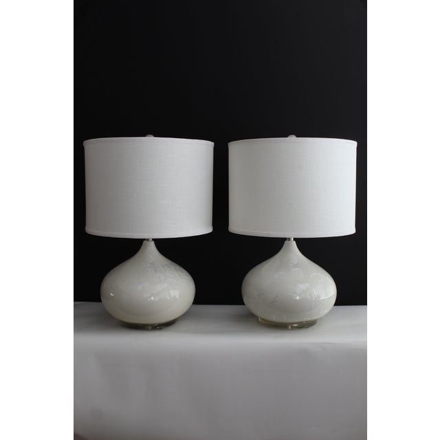 Pair of Lotte and Gunner Bostlund Crystalline Lamps For Sale - Image 4 of 14