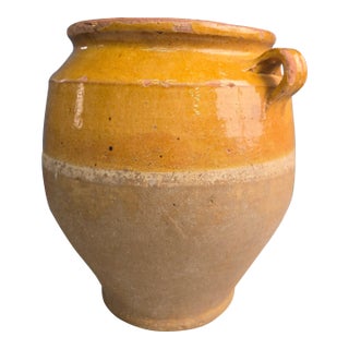 French Confit Pot Glazed Terracotta For Sale