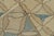 Beige 1960s Vintage Distressed Zeki Muren Rug in Beige-Brown, Blue Trellis Pattern For Sale - Image 8 of 8