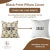 Not Yet Made - Made To Order Fabdivine Handmade Block Printed Cushion Cover 18x18 Inch Viscose Linen- Kirti For Sale - Image 5 of 5