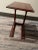 Small Wooden Sofa Tray Table With Carved Spindle Legs For Sale In San Diego - Image 6 of 12