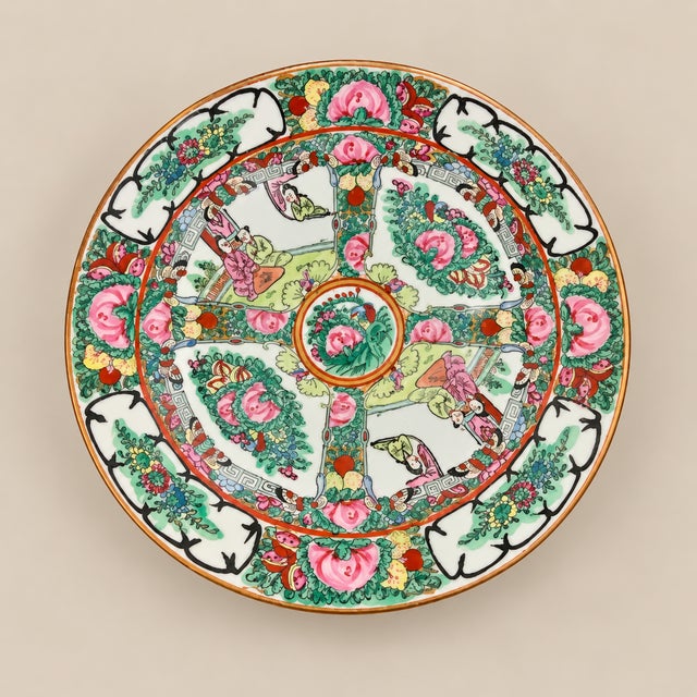 Vintage Famille Rose Bowls Set of Three For Sale - Image 9 of 11