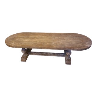 Vintage Farmhouse Style Dining Table For Sale